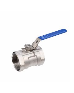 Lever operated stainless steel ball valve, 1"