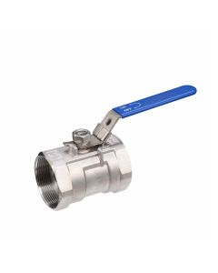 Lever operated stainless steel ball valve