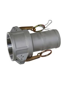 Aluminium female coupling to hose barb camlock