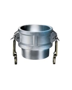 Aluminium female coupling to male BSP thread camlock