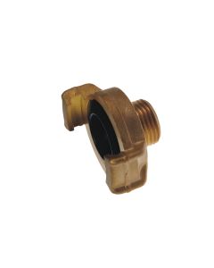 Brass male thread quick coupling, 40 mm
