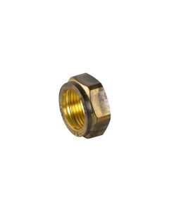 Brass spare cap nut, 28 mm - Agrico