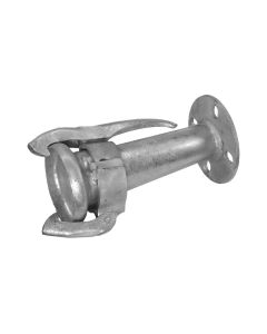 Galvanised female perrot to flange coupling, 159 x 150 mm - Agrico