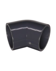 PVC female solvent weld elbow, 45°, 160 mm - Agrico