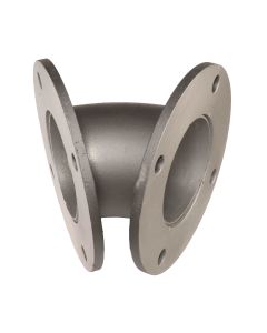 Flange to flange bend, 45°, 80 x 80 mm - Agrico