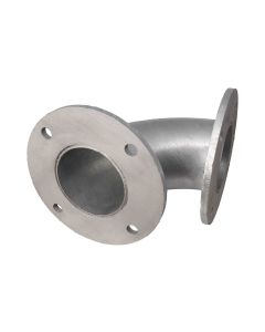 Flange to flange bend, 90°, 100 x 100 mm - Agrico