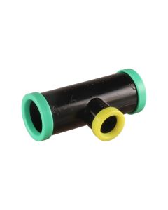 Full flow reducing tee, 20 x 12 x 20 mm - Agrico