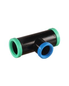 Full flow reducing tee, 20 x 15 x 20 mm - Agrico