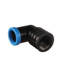 Full flow to female thread elbow, 15 mm x 1/2" - Agrico