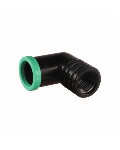 Full flow to female thread elbow, 20 mm x 1/2" - Agrico