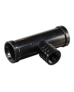 Full flow to female thread tee, 25 mm x 1/2" - Agrico