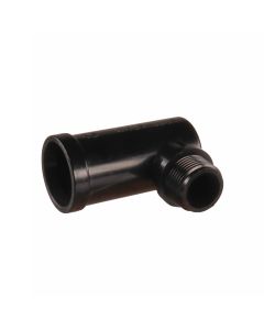 Full flow to male thread elbow, 25 mm x 3/4" - Agrico