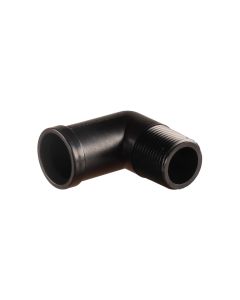 Full flow to male thread elbow, 25 mm x 1"