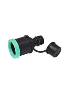 Full flow to poly pipe snap connector, 20 mm - Agrico