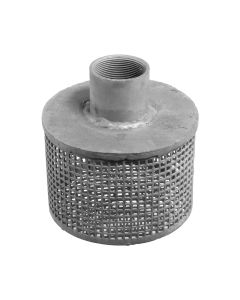 Galvanised female BSP thread suction strainer, 4" - Agrico