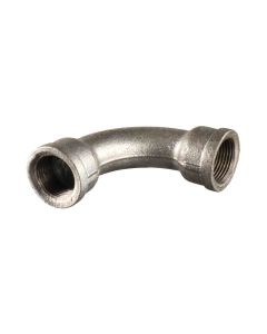 Galvanised female to female BSP thread bend, 90°, 4" x 4" - Agrico