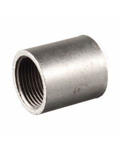 Galvanised female to female BSP thread socket coupling, 4" x 4" - Agrico
