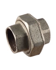 Galvanised female to female BSP thread union, 3/8" x 3/8" - Agrico