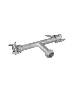 Galvanised female to female to male perrot tee, 70 x 70 x 70 mm - Agrico