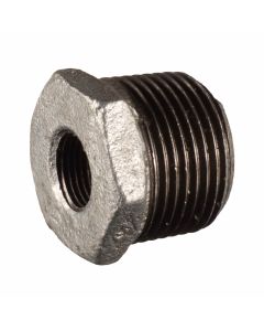 Galvanised male to female BSP thread reducing bush coupling - Agrico
