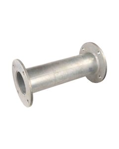 Galvanised steel flange to flange pipe, 100 mm - Agrico