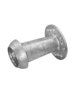Galvanised male perrot to flange coupling, 108 x 65 mm - Agrico