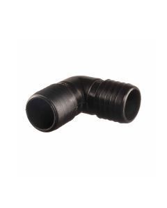 Nylon hose barb elbow, 50 x 50 mm - Agrico