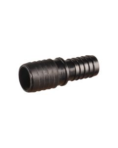Nylon hose barb reducing coupling, 32 x 25 mm - Agrico