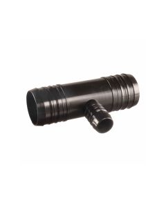 Nylon hose barb reducing tee, 12 x 10 x 12 mm - Agrico