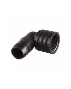 Nylon hose barb to female bsp thread elbow, 15 mm x 1/2" - Agrico