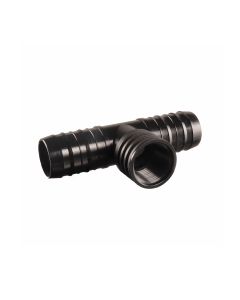Nylon hose barb to female bsp thread tee, 20 mm x 3/4" x 20 mm - Agrico