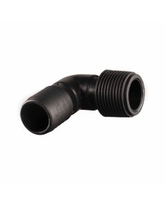 Nylon hose barb to male bsp thread elbow - Agrico