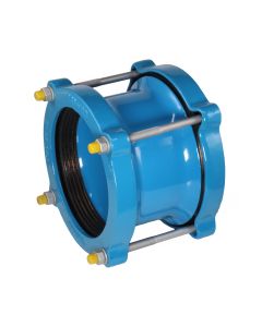 Powder coated iron multifit to multifit range coupling, 218 - 235 mm - Agrico