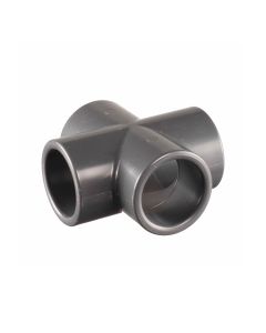 PVC female solvent weld cross, 110 mm - Agrico