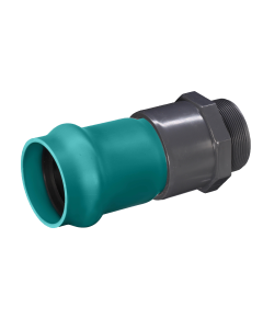 PVC pipe seal to male bsp thread coupling, 160 mm x 4" - Agrico