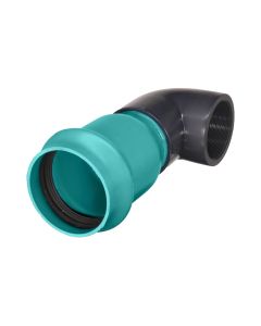 PVC pipe seal to female bsp thread elbow, 160 mm x 3" - Agrico