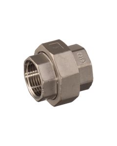 Stainless steel female to female BSP thread union - Agrico