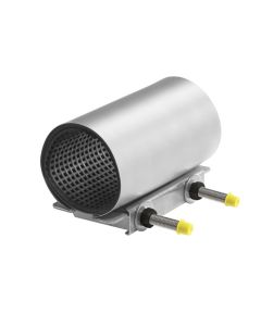 Stainless steel pipe repair clamp coupling, 300 mm, 271 - 281 mm - Agrico
