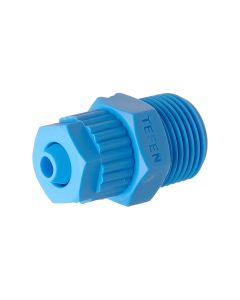 Tefen compression to male BSP connector, 6 mm x 1/4" - Agrico