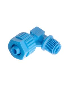 Tefen compression to male BSP thread elbow, 6 mm x 1/4" - Agrico